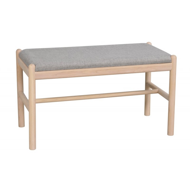 RO MILFORD BENCH WHITEWASH/GREY